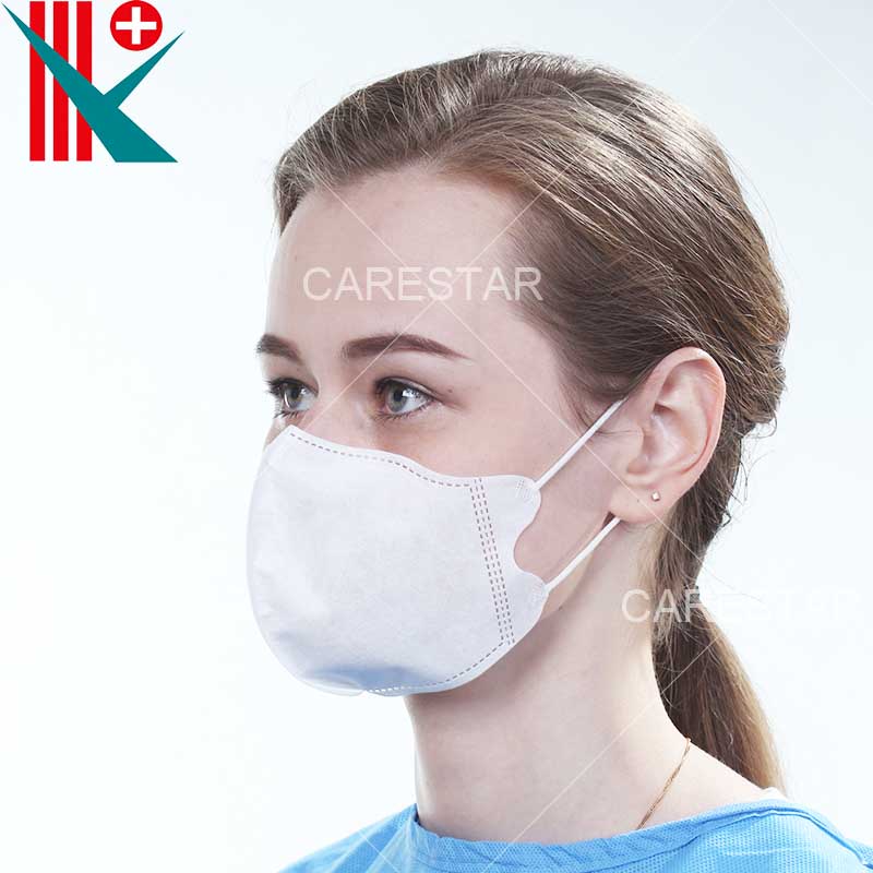 Foldable 3 Ply Face Mask w/ Ear Loop