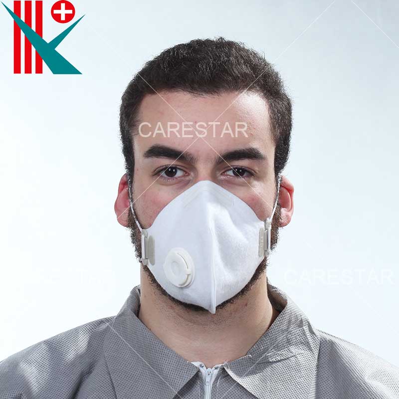 Foldable FFP2 / N95 Respirator with Valve