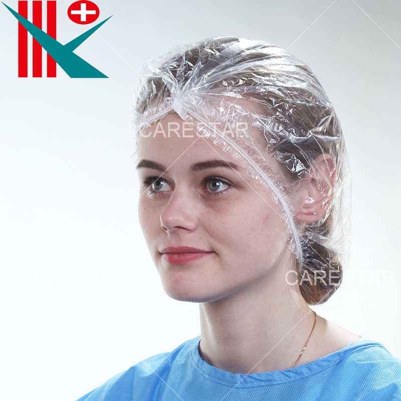 PE Shower Cap, by Machine