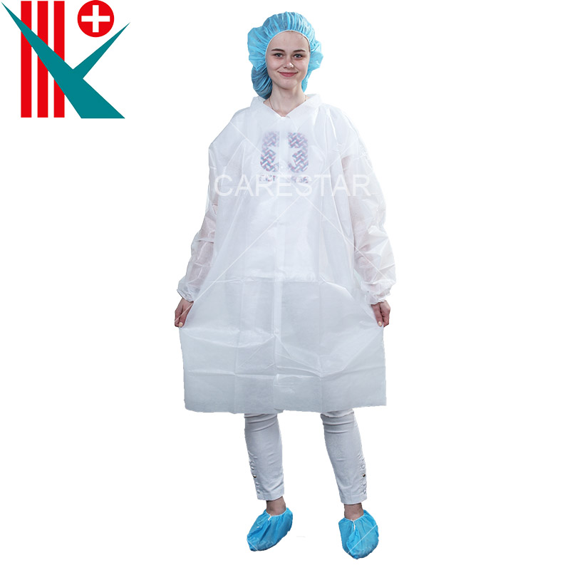 PE Coated PP Lab Coat