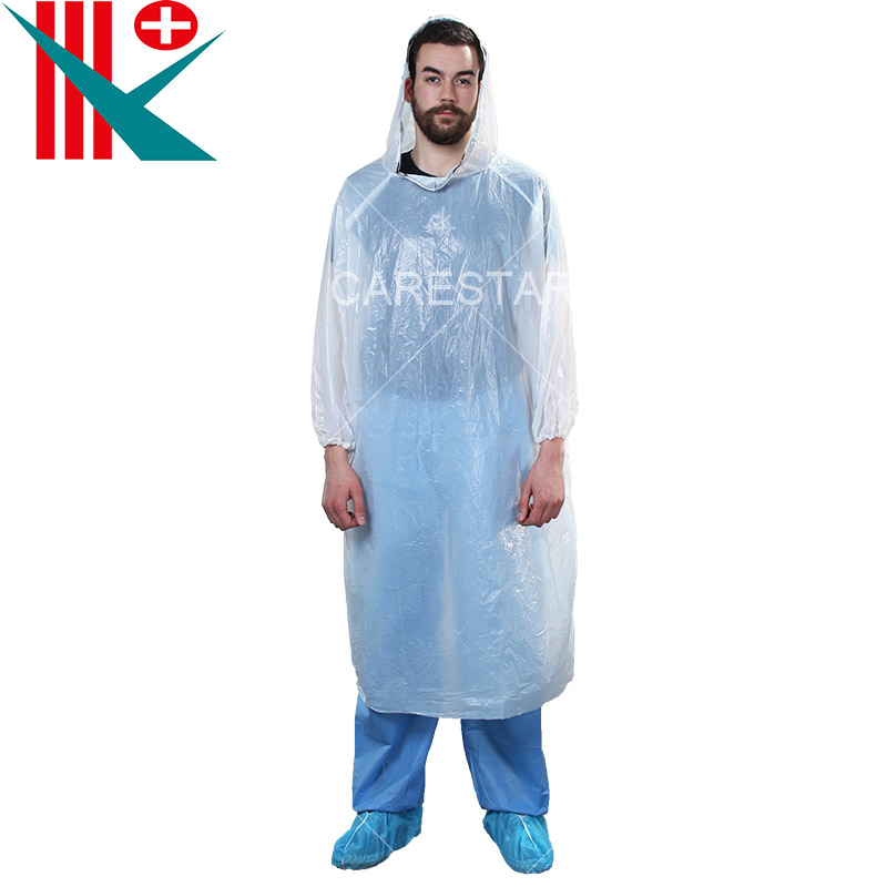 Disposable PE Raincoat